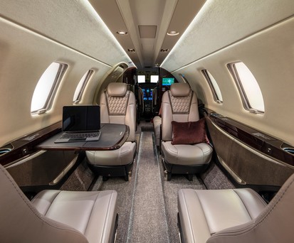 Neue Kabine: Die Citation CJ4 Gen2 hat ein neues Kabinendesign.