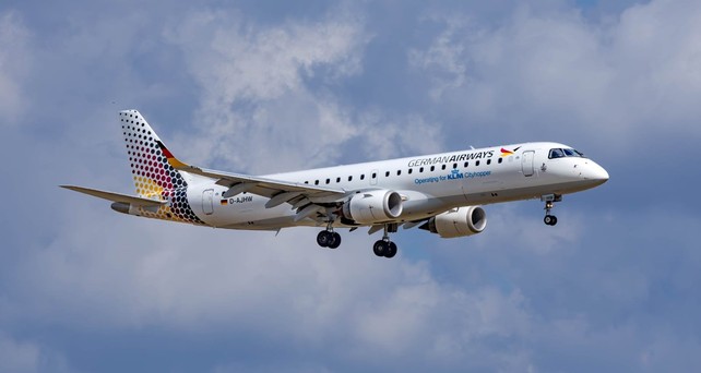 embraer e190 german airways d ajhw 03