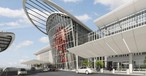 Visualisierung des Südterminals: So plant Fentress Architects.