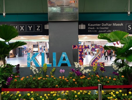 Terminal 2 am Flughafen Kuala Lumpur: Zwei Menschen haben sich am 1. Mai in den Tod gestürzt.