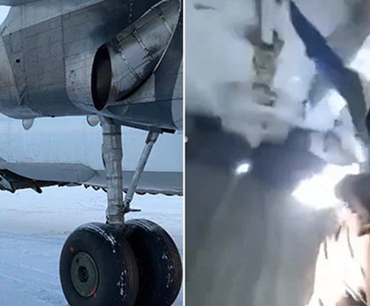 Antonov An-26 verliert im Flug Gepäck