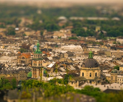 Lviv: Sitz eines großen Call Centers von Lufthansa.