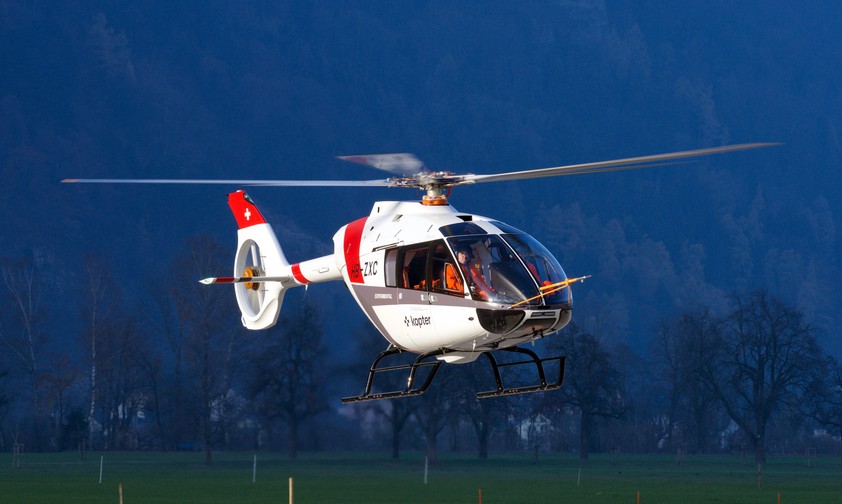 Kopter SH09 im Flug: Kommendes Jahr bekommt der erste Kunde sein erstes Exemplar.