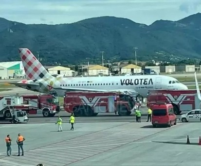Der Airbus A319 von Volotea: Tragischer Unfall.