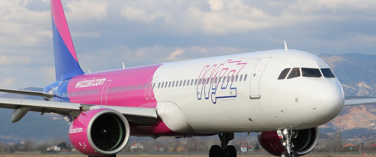 Airbus A321 von Wizz Air: Bald zwischen Bratislava und Košice unterwegs.