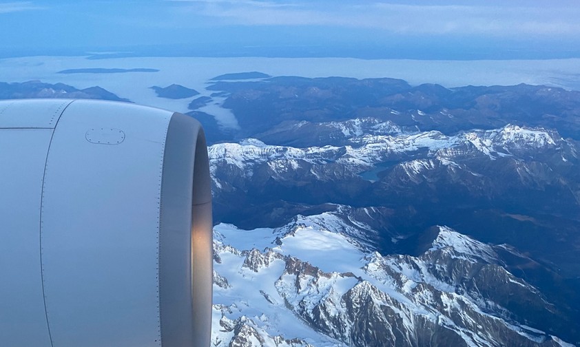 Blick aus einer Boeing 777 von Swiss: Im Herbst auch von einem Premium-Economy-Sitz aus möglich.