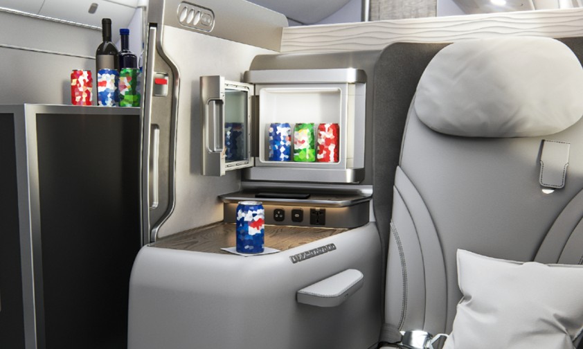 Das Konzept Space Chiller von Collins Aerospace: Direkt am Platz ...