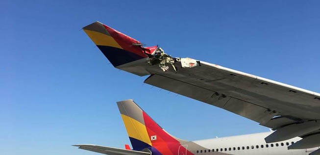 Aber auch der A330 von Asiana...