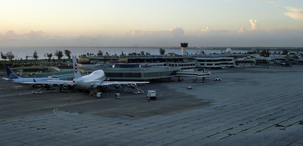 Flughafen Santo Domingo: Sollte Basis werden.