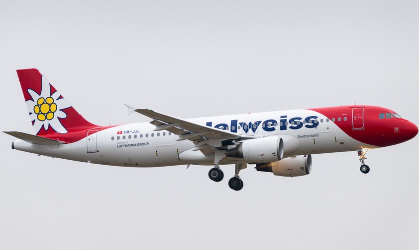 Airbus A320 von Edelweiss: Dieses Flugzeug ist rund 20 Jahre alt.