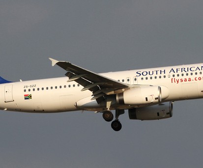 Jet von SAA: Ein Flieger der Airline konnte nur knapp wieder abheben.