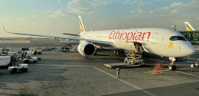 Ethiopian Airlines: Mailand Malpensa - Zürich, 203 Kilometer.