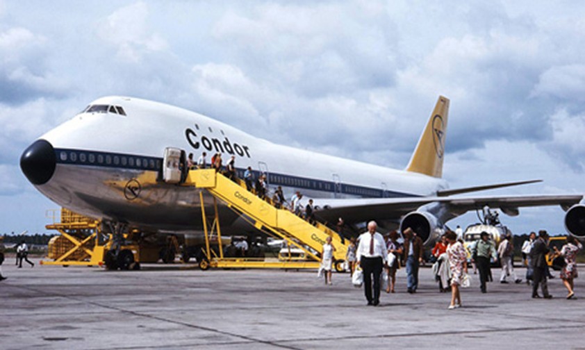 1970 stiess die Königin der Lüfte zur Flotte. Condor war damit eine der ersten Airlines überhaupt, welche die Boeing B747-200 einsetzte.