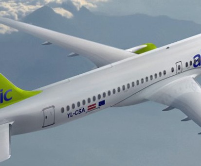 C-Series CS300 von Air Baltic: Die Airline bekommt insgesamt 20 Stück des kanadischen Fliegers.