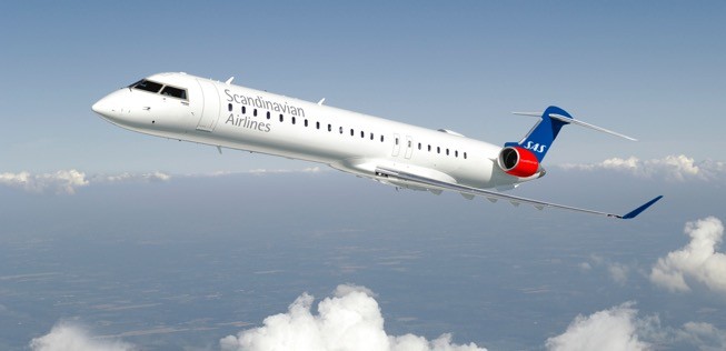 Bombardier CRJ900 in den Farben von SAS: City Jet wird mit ihren Töchtern zur großen Betreiberin des Flugzeugtyps.