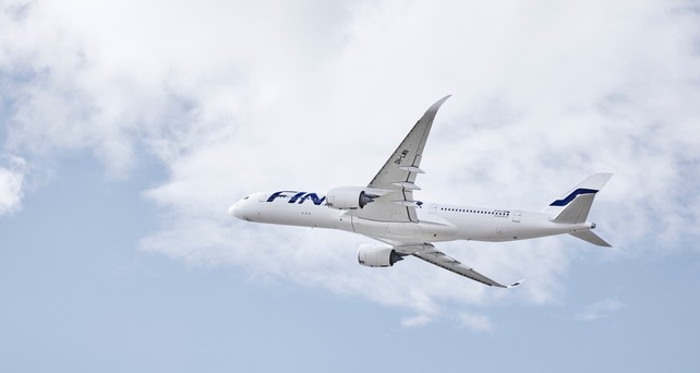 Airbus A350 von Finnair: Bald eigen Musik an Bord.