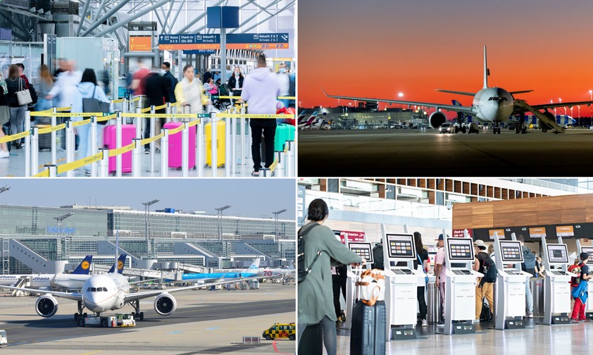 Bilder aus Köln/Bonn, Düsseldorf, Frankfurt und Berlin: Gut vorbeitete auf den Osterverkehr?