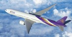 Boeing 777 von Thai Airways: Bald in Frankfurt zu sehen.