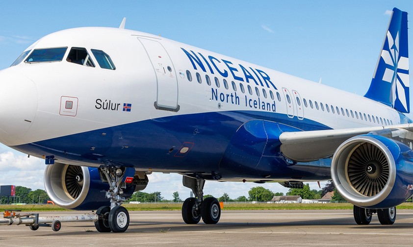 Im April stellte <strong>Nice Air</strong> die Flüge ein, im Mai meldete sie Insolvenz an. Sie war ist eine virtuelle Airline. Sie wollte Reisende aus Europa direkt in Islands Norden fliegen.