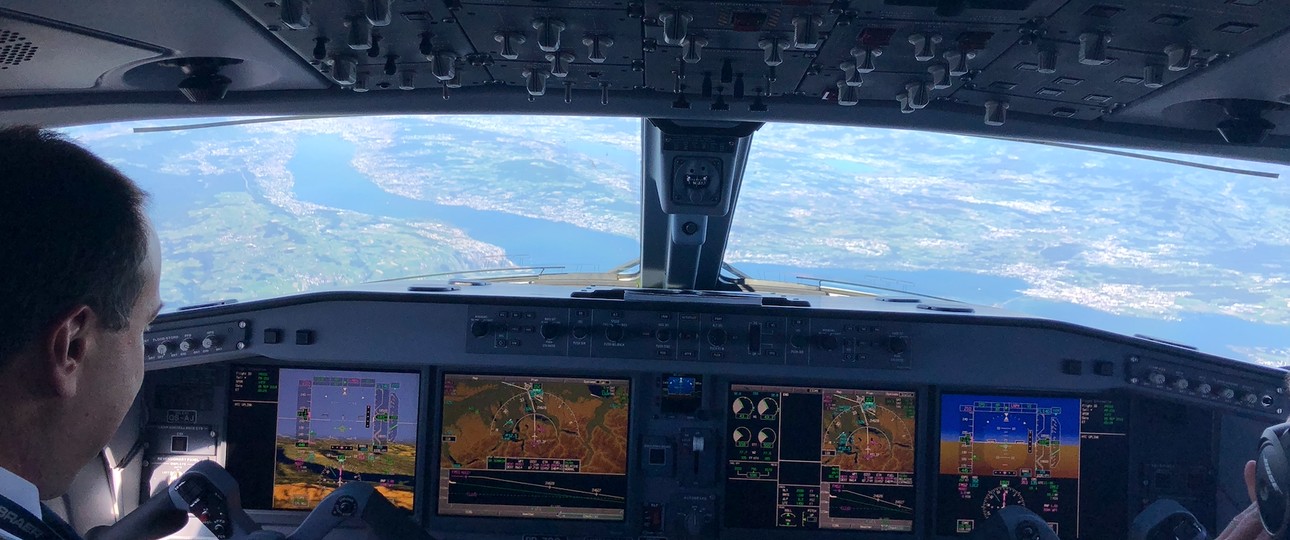 Cockpit einer Embraer E190-E2: Turkish will auch die Piloten.