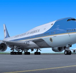 Visualisierung aus dem Jahr 2018: Air Force One bereitet Boeing Kopfzerbrechen.