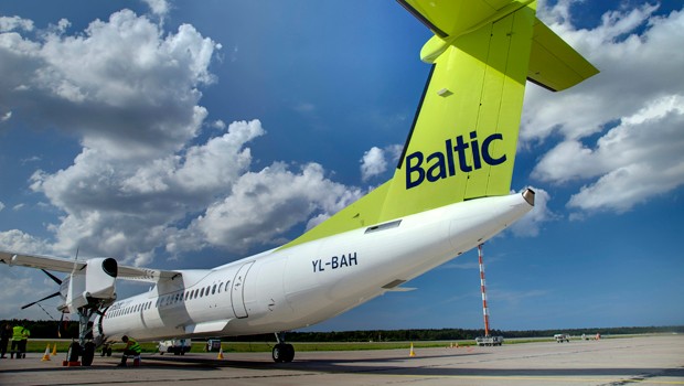 Flieger der Air Baltic: Die Airline hat eine ungewisse Zukunft