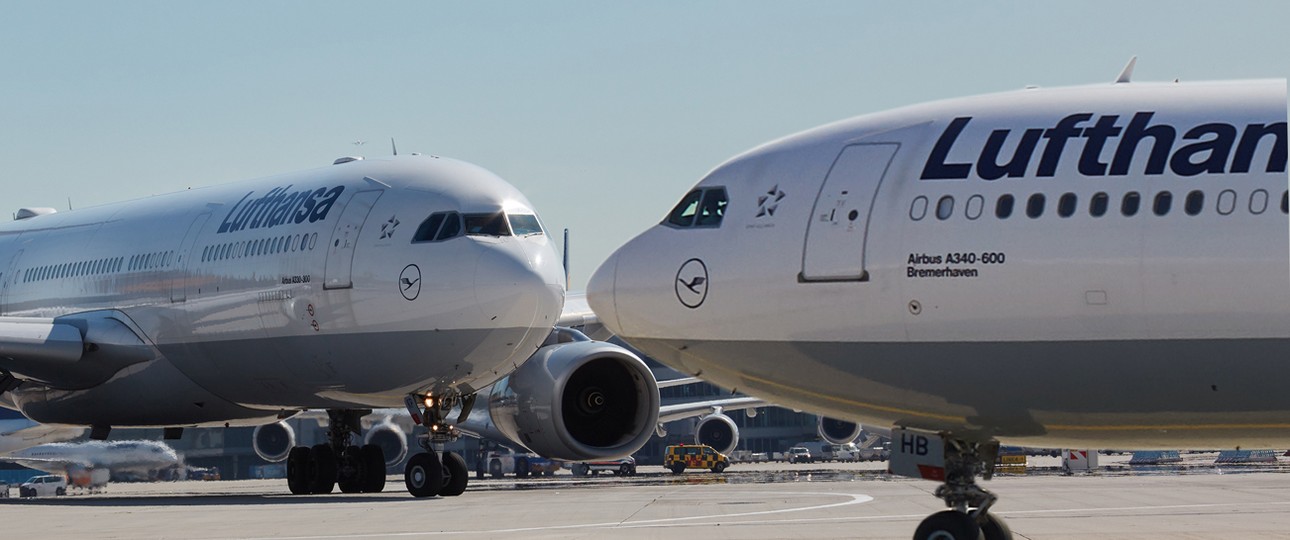 Airbus A340 von Lufthansa: Ein paar kurze Einsätze im Sommer.