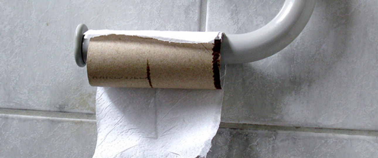 Klopapier: Es ging aus und niemand füllte nach.