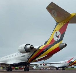Zwei CRJ900 von Uganda Airlines: Testflüge haben sie schon absolviert.
