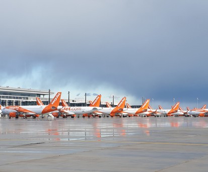 Rang 5: Easyjet - 607 Flüge pro Tag.