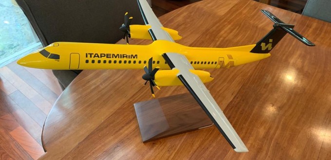 So plante Itapemirim zuerst: Mit Turbopropflugzeugen vom Typ Dash 8.