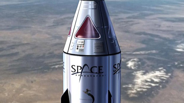 Bei Armadillo Aerospace arbeitet man an verschiedenen Projekten. Hier zu sehen ein Entwurf des Hyperion, einem bemannten Weltraumflieger.