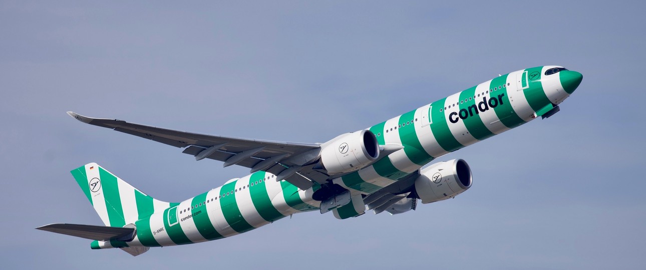 Airbus A330 Neo von Condor: Die Flottenmodernisierung hat dem Ferienflieger geholfen.