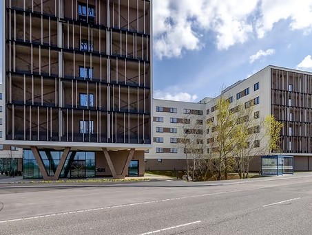 Leonardo Smart Hotel Vienna Airport: Viel Holz vor der Hütte.