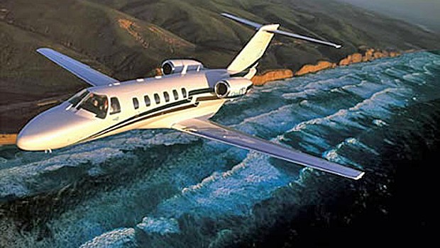 Citation CJ2: Einer der Jets von Fly Victor.