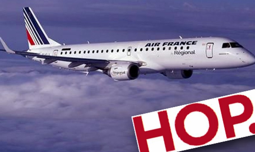 Embraer 190 von Air France Régional und Logo: Bald als Hop unterwegs?