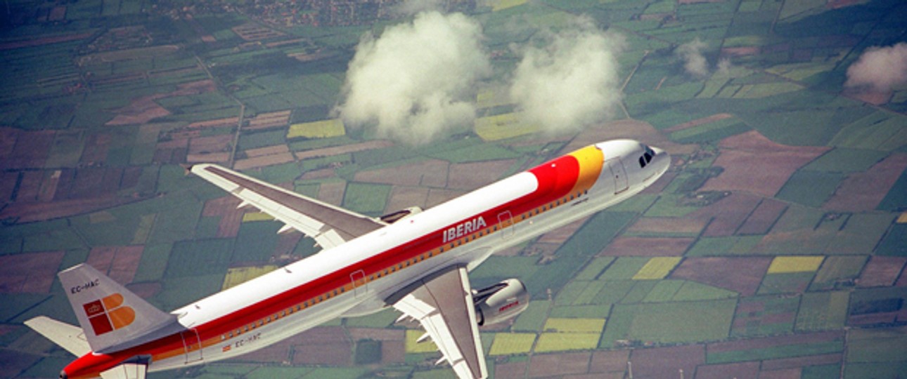 Airbus A321 von Iberia: Immer schwächer ausgelastet.