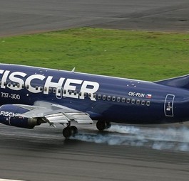 Boeing 737 der alten Fischer Air: In diesem Jahr sollte die Airline erneut abheben.