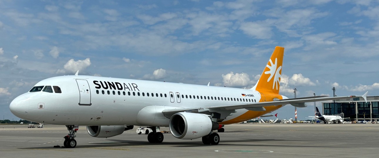 Sundairs Airbus A320 mit dem Kennzeichen D-ASMR: Flog am 12. August von Berlin nach Beirut.