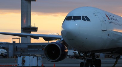 Flugzeug von Delta Air Lines: United suchte den Zusammenschluss