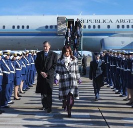 Ex-Präsidentin Cristina Elisabet Fernández de Kirchner vor der Tango 01.