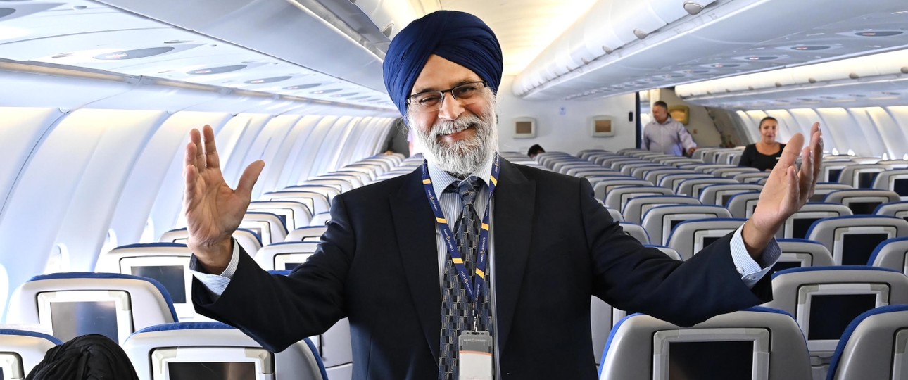 Satnam Saini, Chef und Gründer von Hans Airways: Kommt voran.