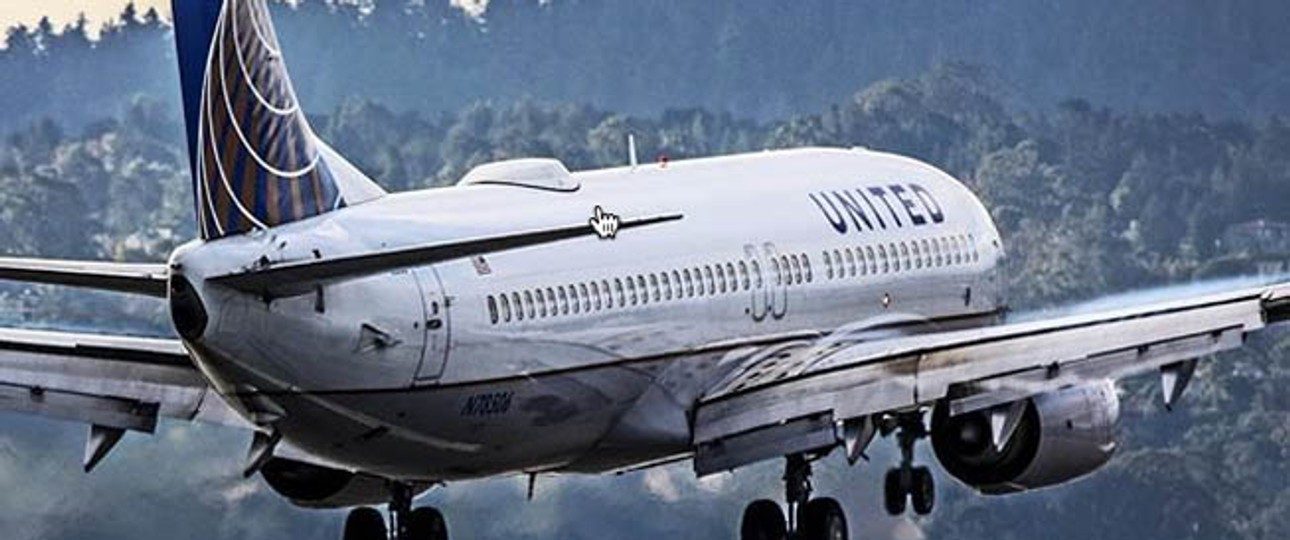 Flieger von United: Die Fluglinie will Kunden und Mitarbeiter zufriedener machen.