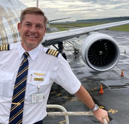 Kapitän Holger Giebson: Wollte sich nicht zum Airbus-A380-Piloten umschulen lassen.