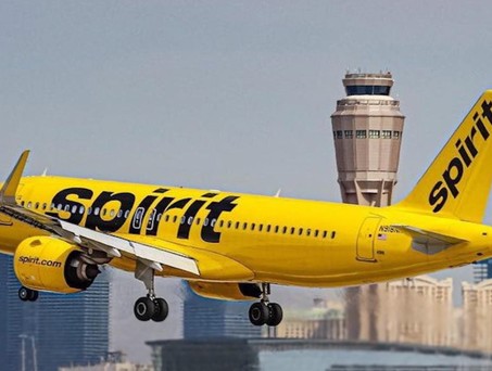 Flugzeug von Spirit Airlines: Wird keine Passagiere mehr fliegen.