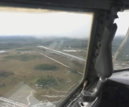 Boeing 727 fernab vom rechten Weg