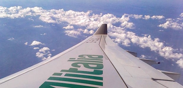 Tragfläche von Alitalia: Bald von Managern aus Abu Dhabi kontrolliert.