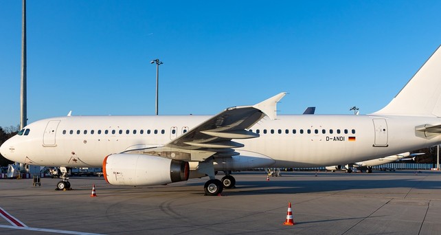 Das Flugzeug von Leav: Die D-ANDI steht im Dauereinsatz.