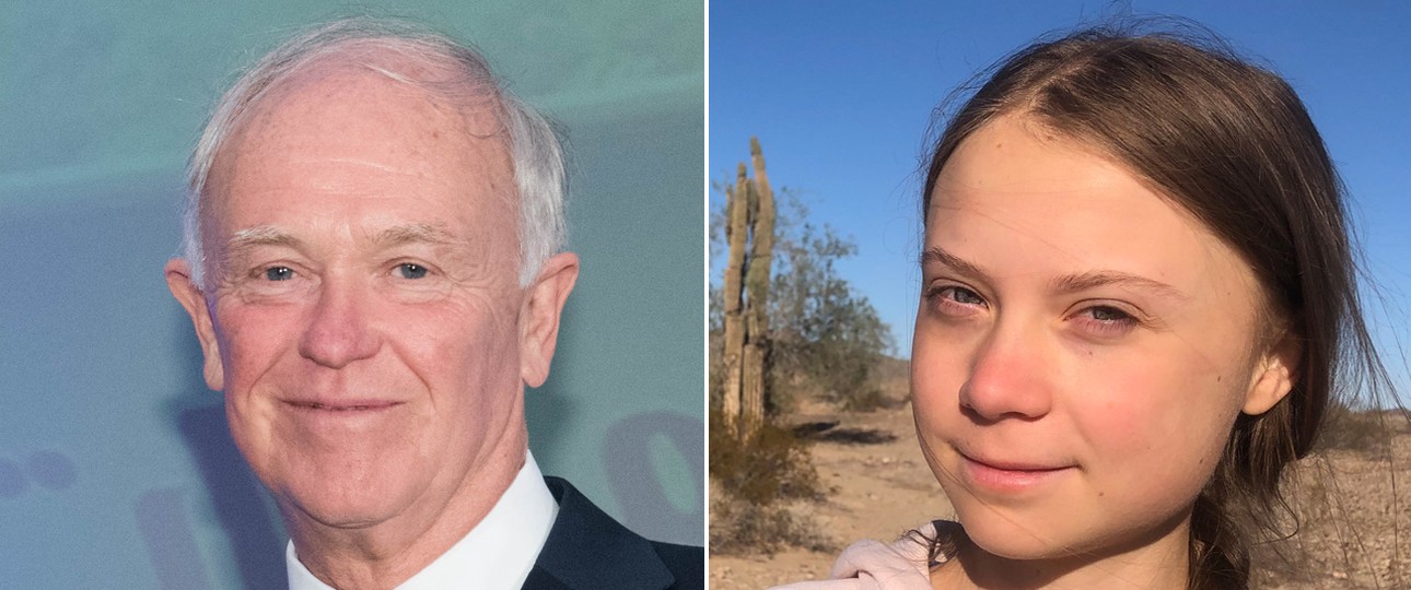 Tim Clark, Greta Thunberg: Lobende Worte.