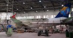 Airbus A320 im Hangar: Die Vorbereitungen sind abgeschlossen, längst fliegt die D-ASPI.